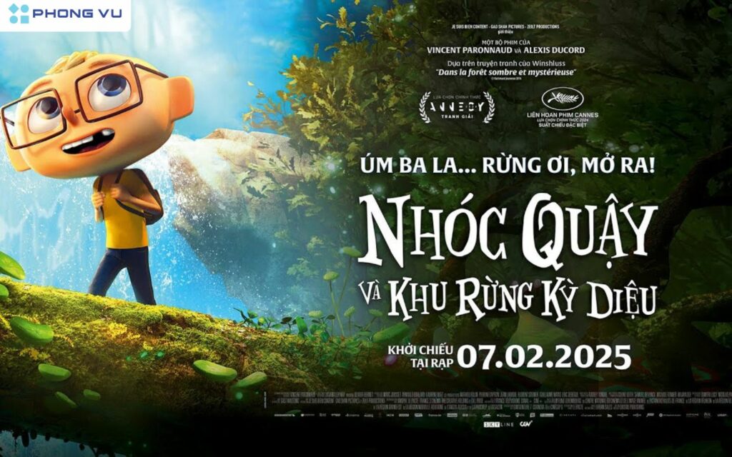 Top 10 phim chiếu rạp tháng 2/2025 hot nhất, không thể bỏ lỡ 2 Phim hoạt hình chiếu rạp Nhóc Quậy Và Khu Rừng Kỳ Diệu