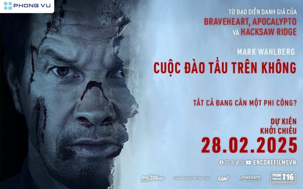 Top 10 phim chiếu rạp tháng 2/2025 hot nhất, không thể bỏ lỡ 9 Phim chiếu rạp "Cuộc Đào Tẩu Trên Không"