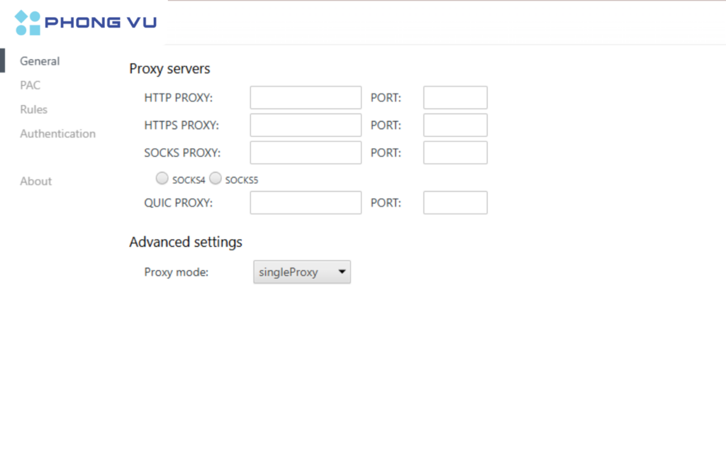 Cấu Hình Proxy Helper