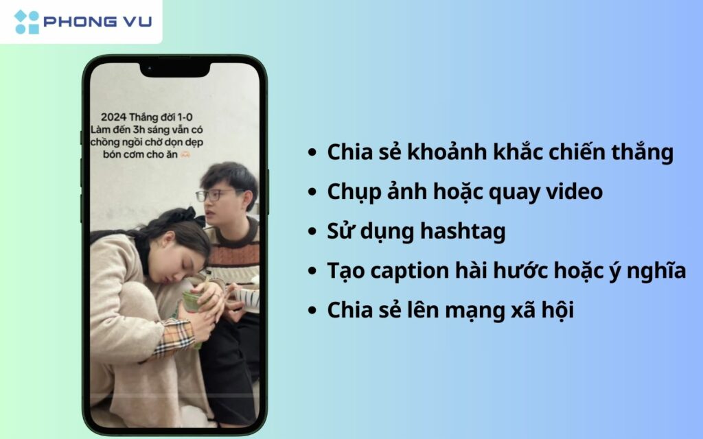 Cách đu trend "Thắng đời 1 - 0"