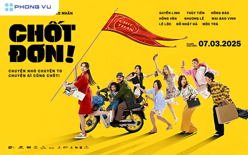 "Chốt Đơn" là bộ phim hài hành động Việt Nam, hứa hẹn sẽ mang đến những tràng cười sảng khoái cho khán giả