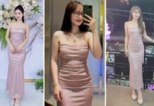 Trend “lên đồ” bằng AI gây sốt: Sự thật về chiếc váy hồng hot rần rần Lên đồ bằng ứng dụng BeautyCam