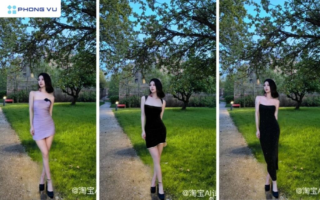 Tính năng đổi đồ trên ứng dụng BeautyCam