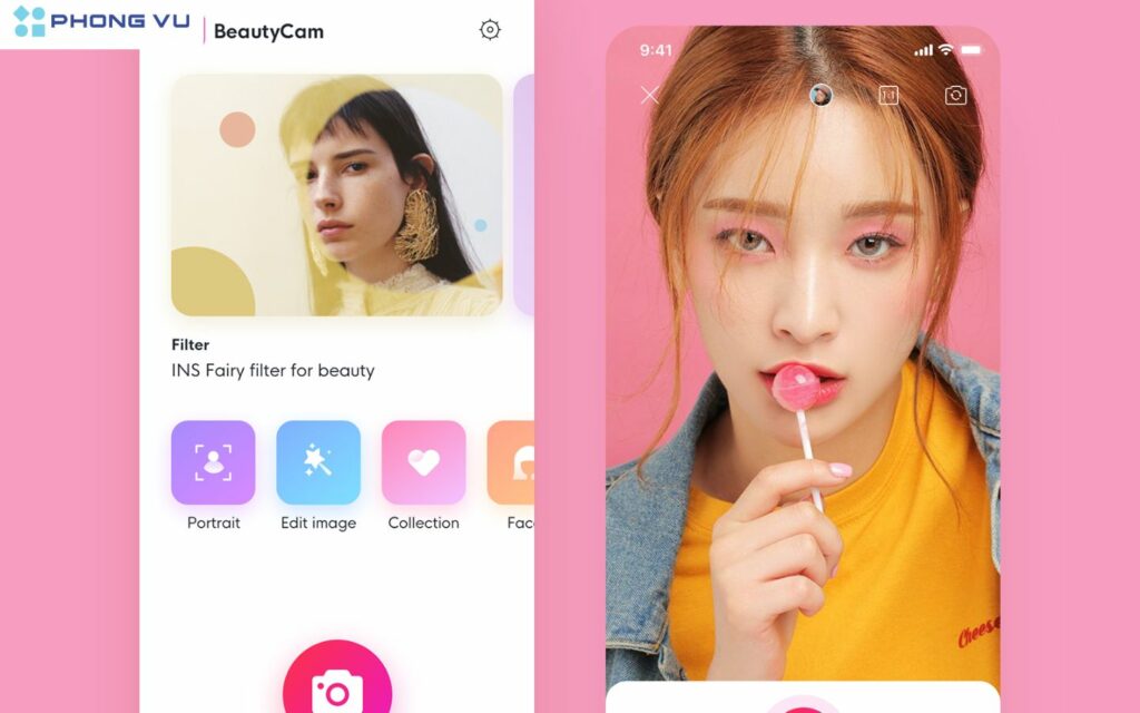 Ứng dụng BeautyCam