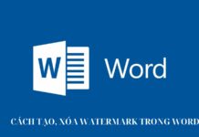 Watermark là gì? Cách tạo, xóa Watermark trong Word nhanh chóng Cách tạo, xóa watermark trong Word