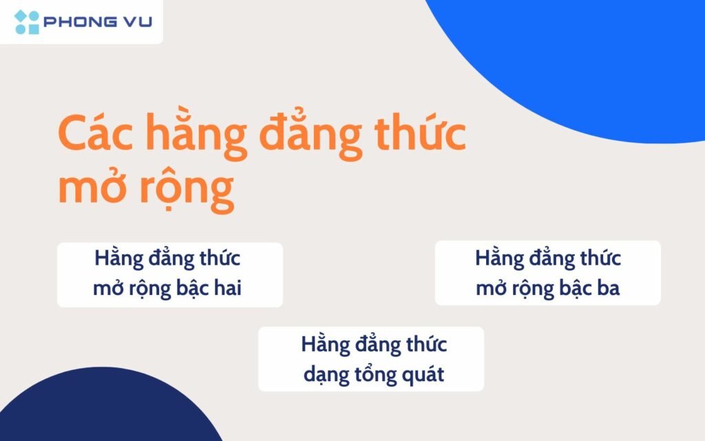 Các hằng đẳng thức mở rộng