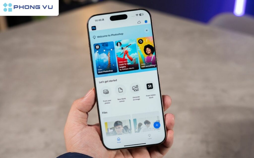 Adobe Photoshop trên iPhone