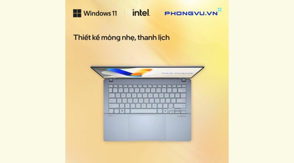 ASUS Vivobook S14 S5406MA-PP046WS không chỉ mạnh mẽ mà còn gây ấn tượng với thiết kế tinh tế và hiện đại