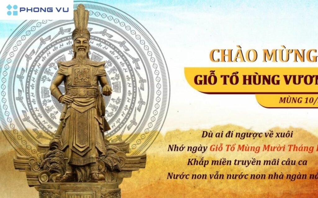 Câu ca dao quen thuộc tưởng nhớ công ơn của vua Hùng