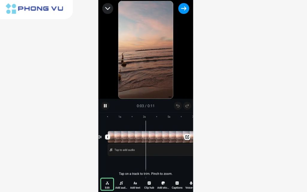 Mách bạn 3 cách cắt video trên điện thoại không cần phần mềm 3 Instagram cũng cung cấp các công cụ cắt video khi bạn tải video lên