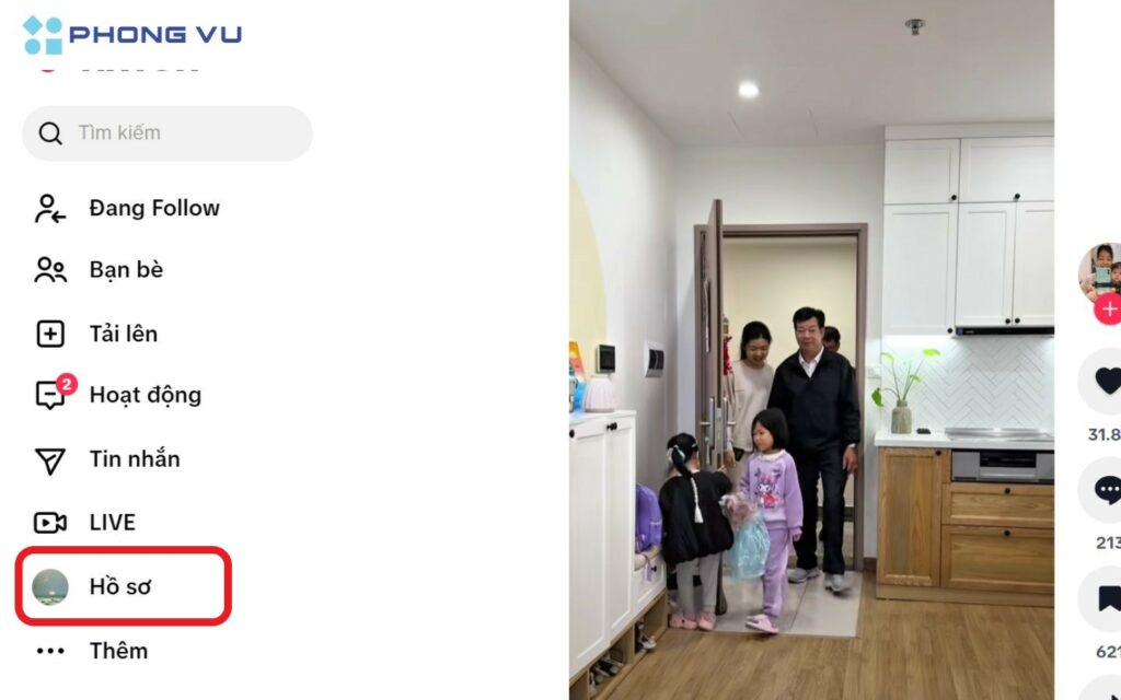 Vào tài khoản của bạn