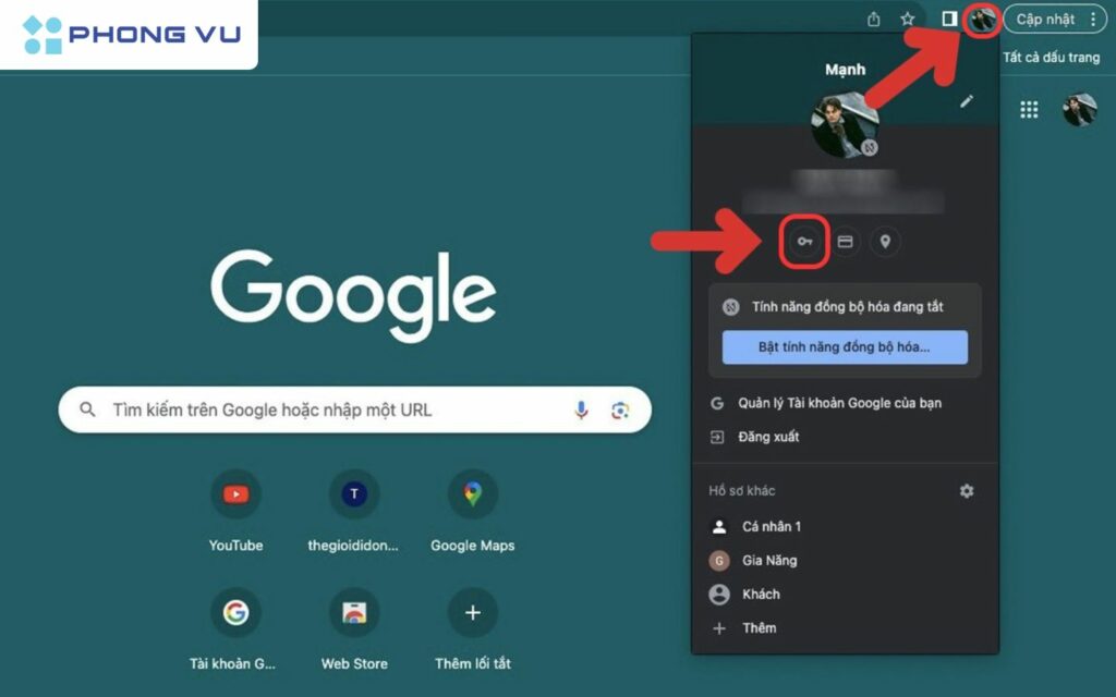 7 cách lấy lại acc Roblox khi quên mật khẩu và Email cực dễ 19 Mở trình quản lý mật khẩu