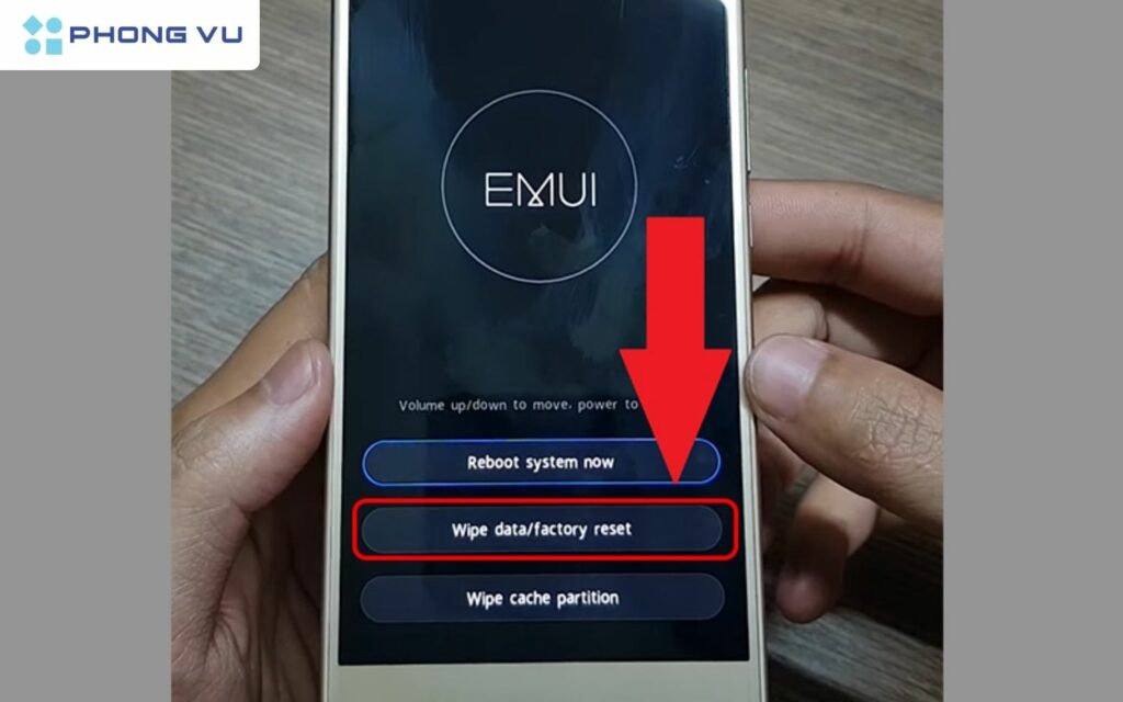 Wipe data/factory reset