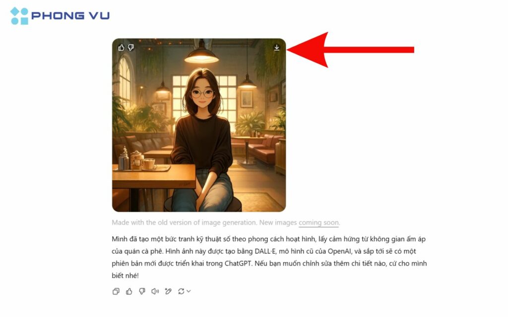 Nhấp vào nút tải xuống để tải xuống hình ảnh