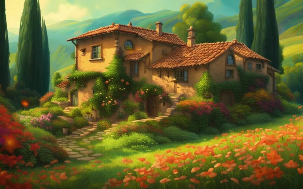  Một căn nhà ấm áp giữa thiên nhiên tươi đẹp, đậm chất Studio Ghibli