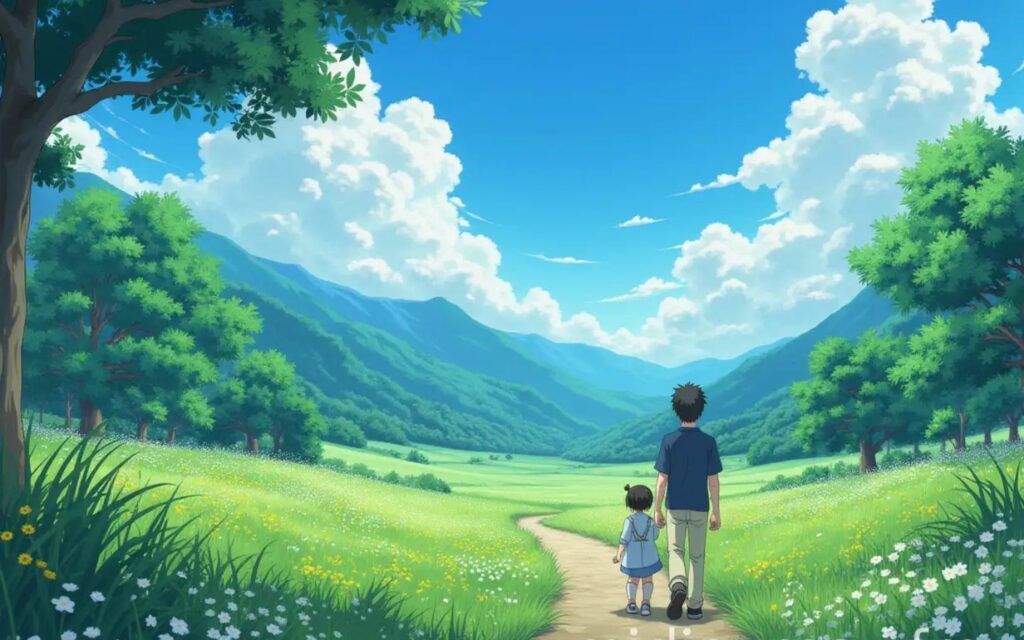 Hai anh em trên con đường thơ mộng, đắm chìm trong thế giới Ghibli