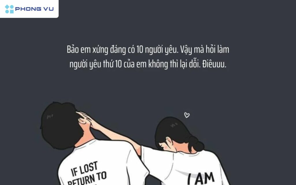 Caption về tình yêu vui nhộn