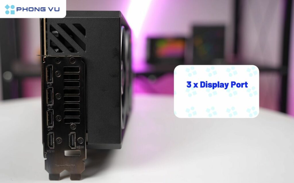 Đánh giá ASUS ROG Astral GeForce RTX 5080 16GB GDDR7 OC Edition - Hiệu năng vượt trội trong phân khúc cao cấp 5 ASUS ROG Astral GeForce RTX 5080 được trang bị hệ thống kết nối hiện đại với các cổng HDMI 2.1b và DisplayPort 2.1b