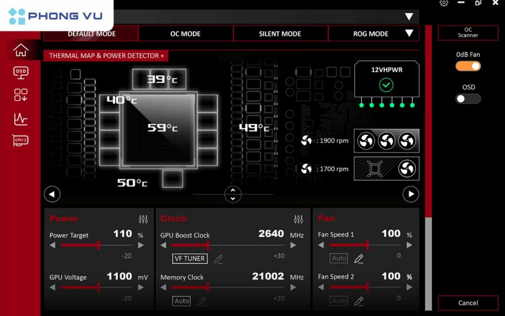 Đánh giá ASUS ROG Astral GeForce RTX 5080 16GB GDDR7 OC Edition - Hiệu năng vượt trội trong phân khúc cao cấp 7 ASUS ROG Astral GeForce RTX 5080 thể hiện khả năng ép xung ấn tượng nhờ vào thiết kế PCB cao cấp với 14+4 pha nguồn
