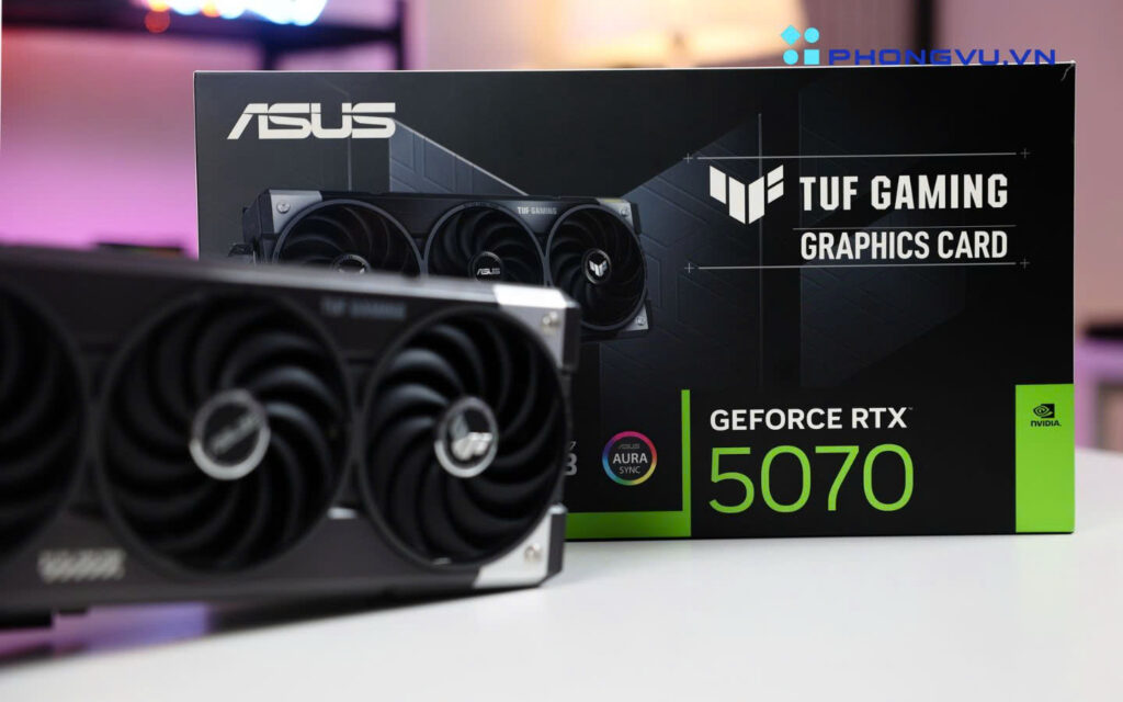 TUF RTX 5070 đạt khoảng 20.000-21.000 điểm trong bài test 3DMark Time Spy