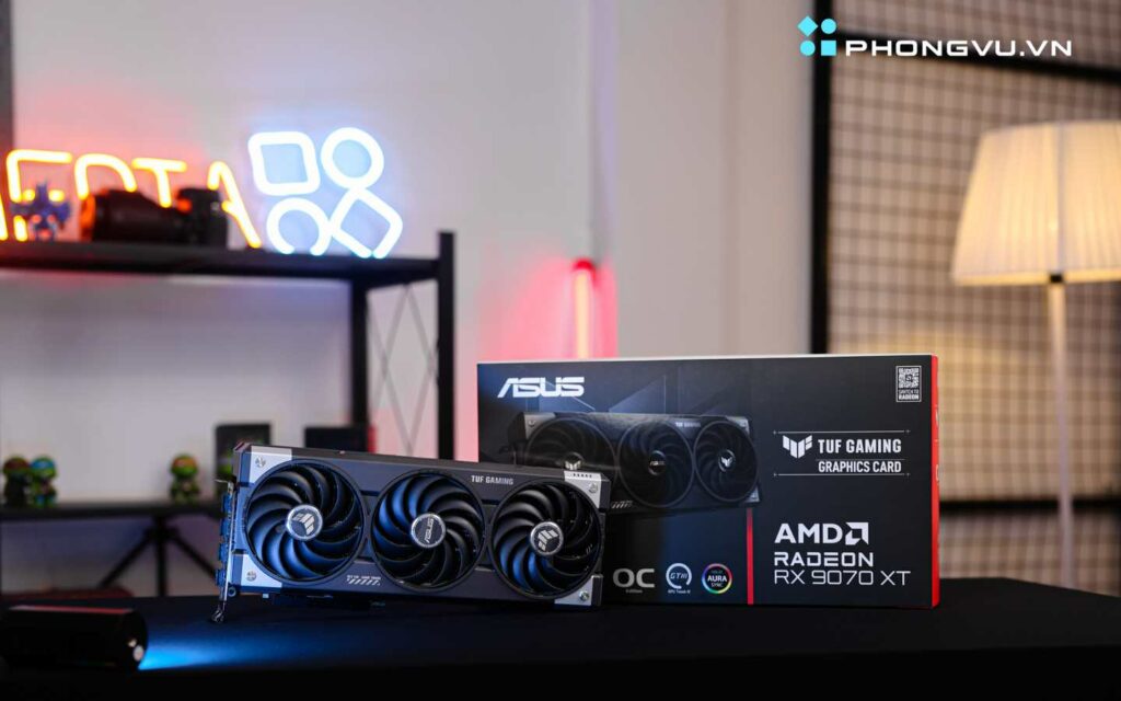 Đánh giá card đồ họa ASUS TUF Gaming Radeon™ RX 9070 XT OC Edition 16GB