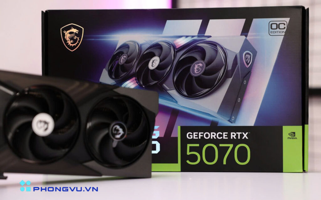 Đánh giá card đồ họa MSI RTX 5070 Ti 16G GAMING TRIO OC PLUS 2 MSI RTX 5070 Ti 16G GAMING TRIO OC PLUS là sự hòa quyện giữa thẩm mỹ và tính thực dụng