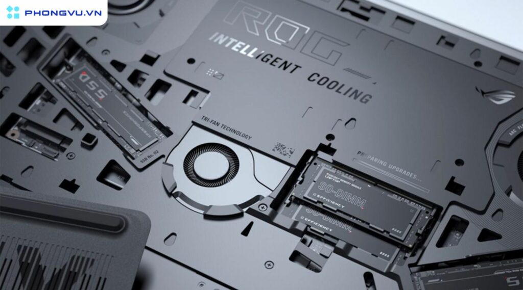 ASUS ROG mở pre-order laptop gaming mạnh nhất thế giới trang bị RTX 50 Series với ưu đãi trị giá 16.8 triệu 3 ROG Strix SCAR 16 và SCAR 18 được trang bị hệ thống tản nhiệt tiên tiến với công nghệ tản nhiệt đa tầng kết hợp tản nhiệt buồng hơi