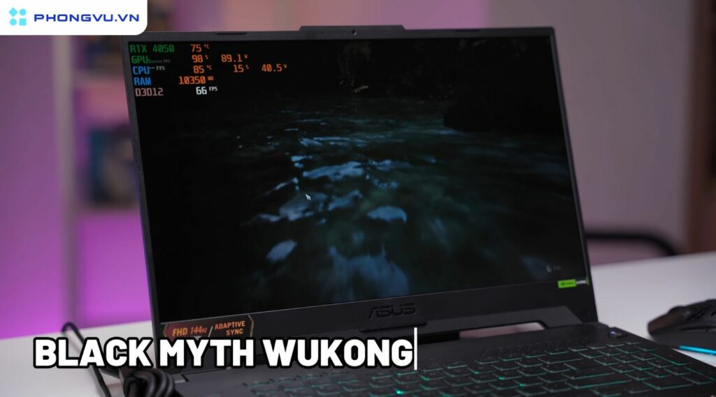 Về nhiệt độ thì ASUS TUF F15 FX507VU-LP315W đã cải thiện rõ rệt