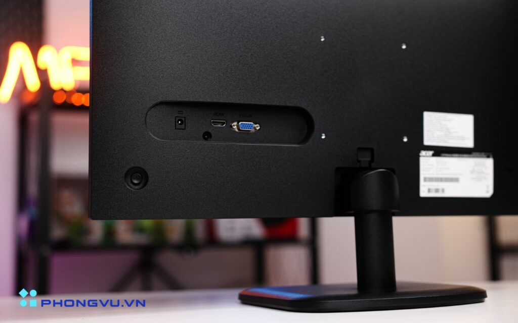 Hệ thống cổng kết nối của ACER EK251Q G tuy không quá đa dạng nhưng vẫn đáp ứng tốt nhu cầu cơ bản