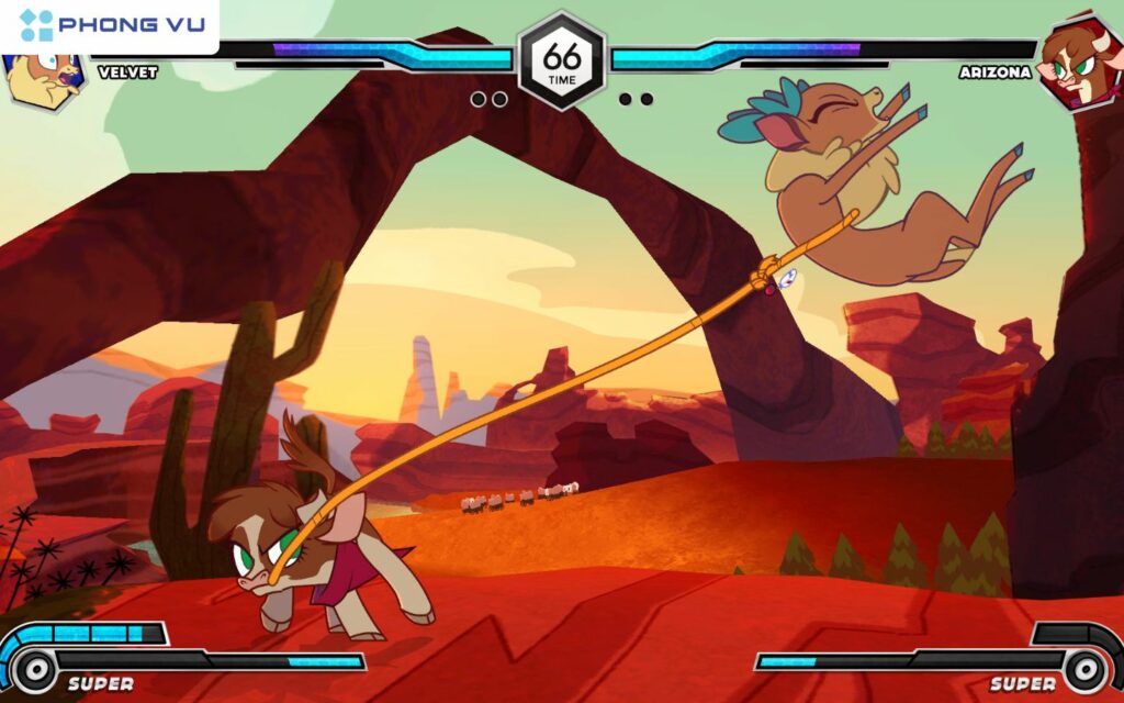 Them's Fightin' Herds là một tuyệt phẩm 2D được vẽ tay với phong cách hoạt hình sống động