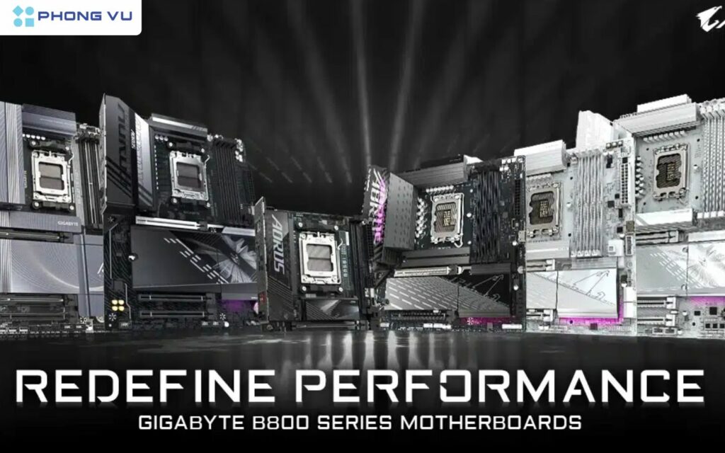 Gigabyte vừa công bố toàn bộ dòng bo mạch chủ B850 sẽ hỗ trợ chuẩn PCI-E 5.0 ngay từ khi xuất xưởng, mang đến băng thông vượt trội cho card đồ họa và SSD NVMe.