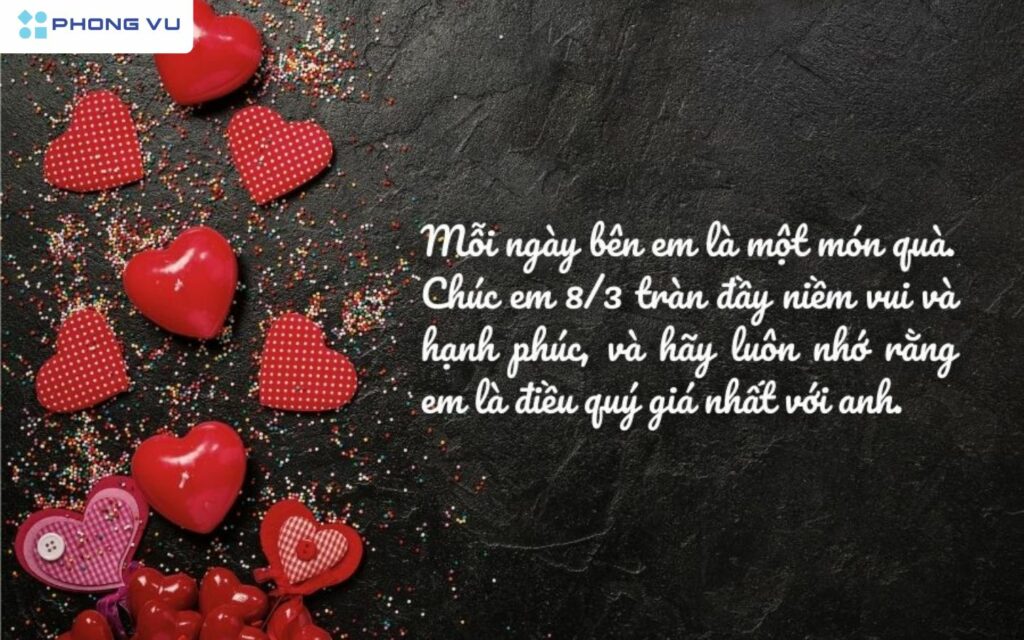 Câu chúc 8/3 dành cho người yêu đang ở xa