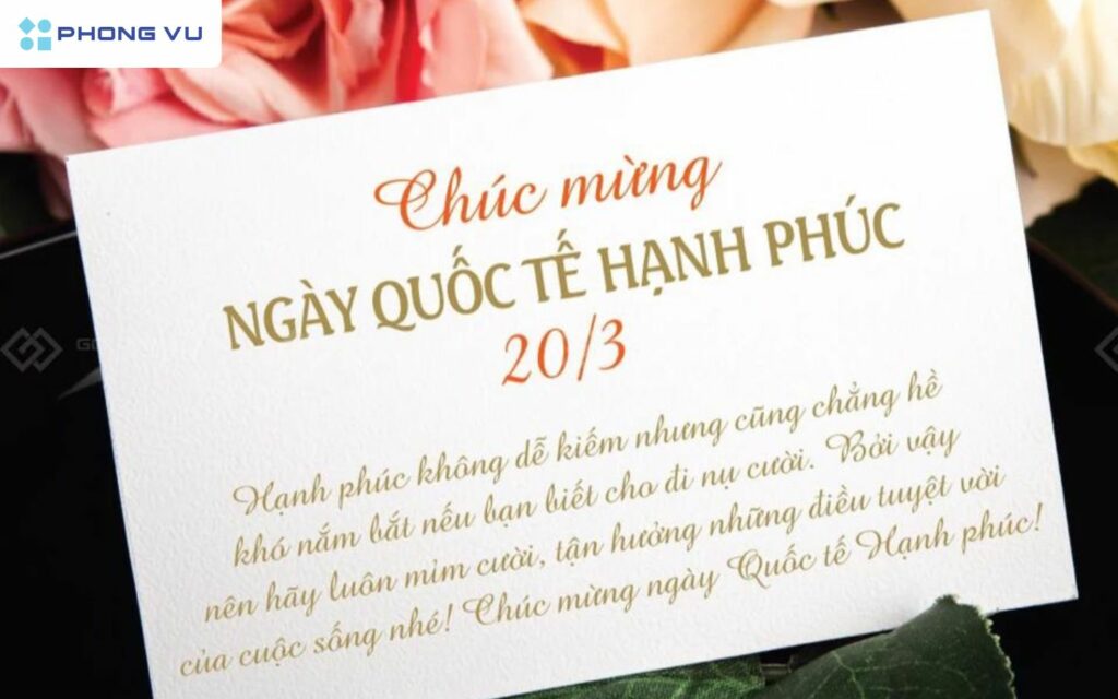Lời chúc ngày Quốc tế Hạnh phúc cho bạn bè