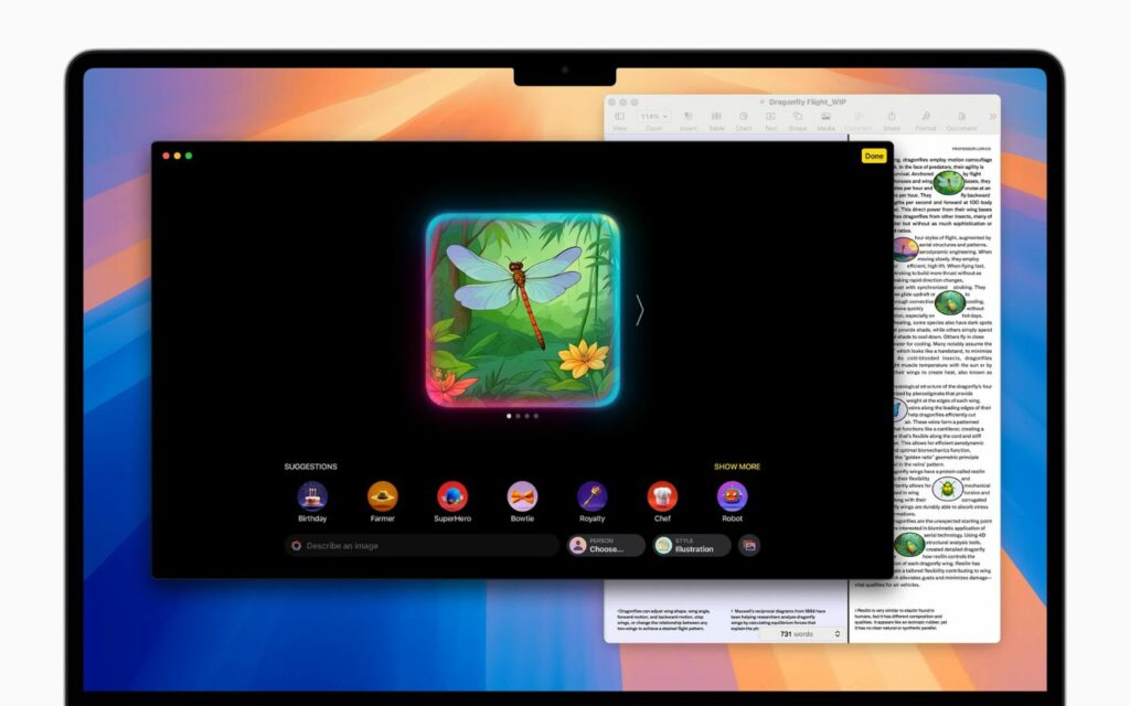 MacBook Air M4 được trang bị Apple Intelligence