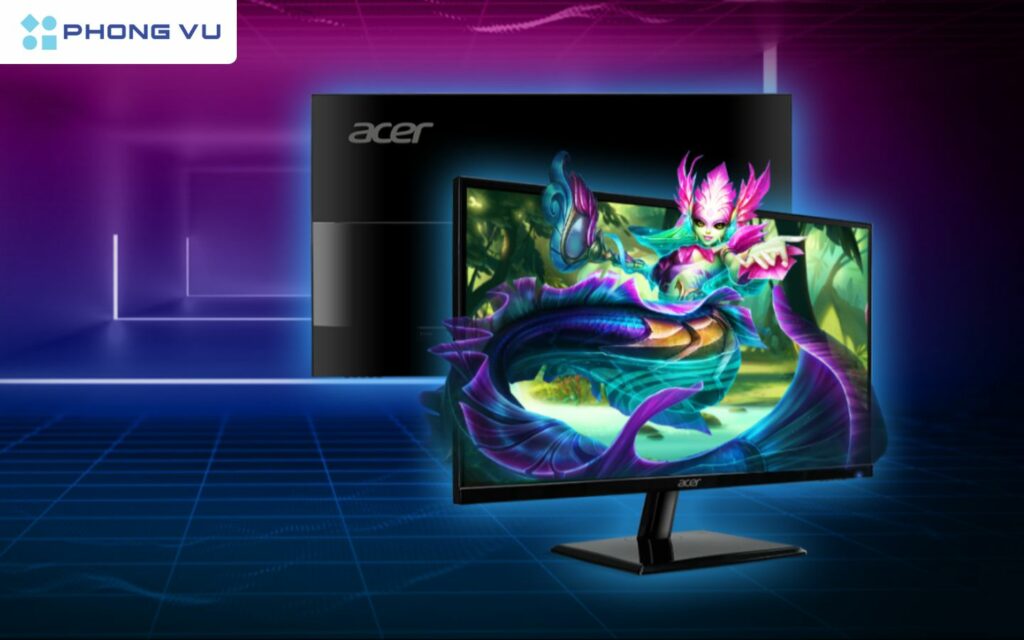 Top 5 màn hình 24 inch dưới 4 triệu cho học sinh, sinh viên 2 Acer EK251Q E mang lại độ chi tiết màu sắc rõ nét