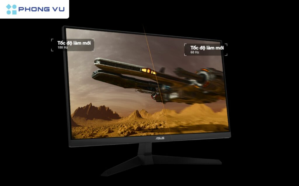 Top 5 màn hình 24 inch dưới 4 triệu cho học sinh, sinh viên 3 ASUS TUF Gaming VG249Q3A kích thước 24 inch FullHD với tấm nền IPS