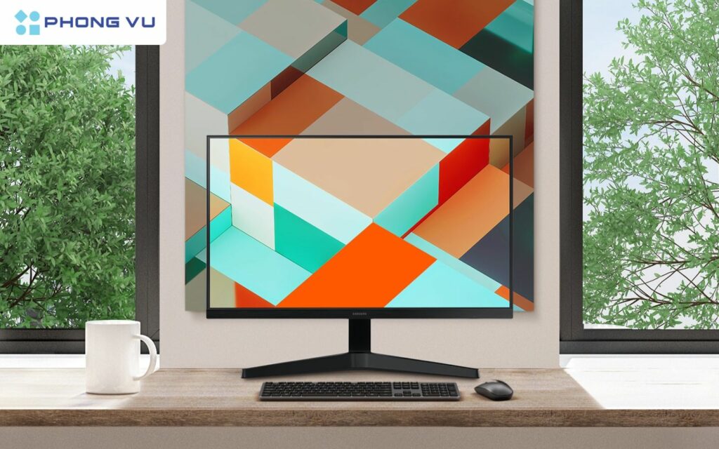 Top 5 màn hình 24 inch dưới 4 triệu cho học sinh, sinh viên 5 Samsung LS24C310EAEXXV đáp ứng tốt nhu cầu học tập, làm việc và giải trí