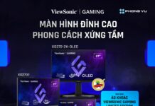 Mua màn hình gaming ViewSonic tại Phong Vũ, nhận quà tặng cực chất