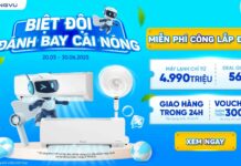Mua máy lạnh Phong Vũ miễn phí lắp đặt tại TP. HCM, Hà Nội, Đà Nẵng