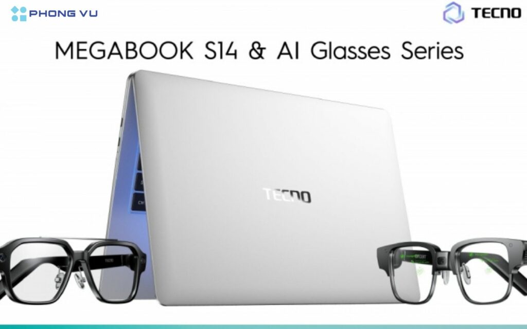 Kính thông minh và laptop TECNO