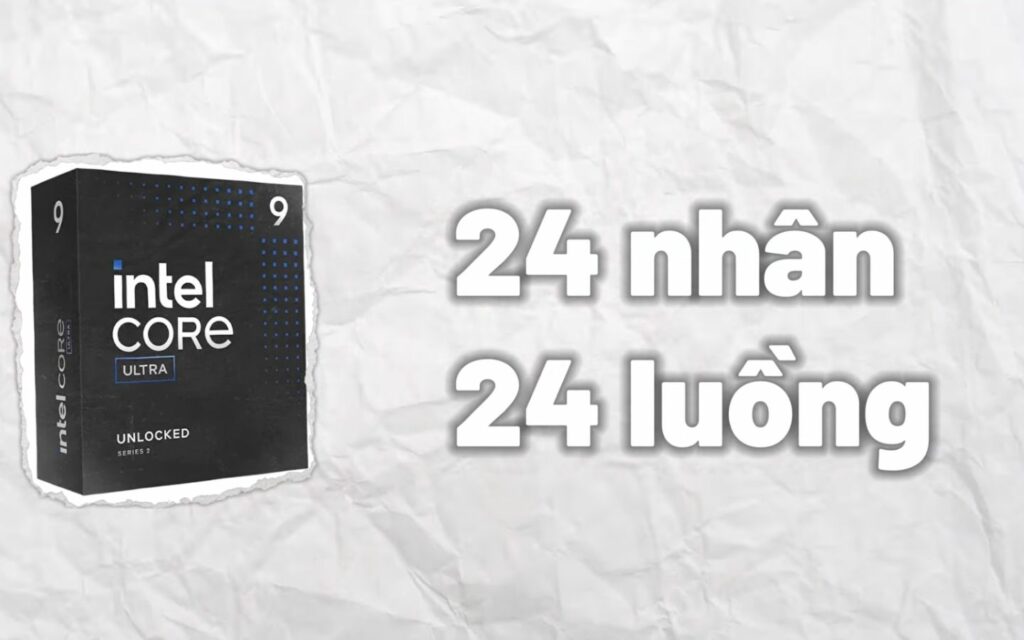 CPU của PC Gaming PV Hades H003 là CPU Intel Core Ultra 9 285K, một trong những bộ vi xử lý mạnh mẽ nhất hiện nay