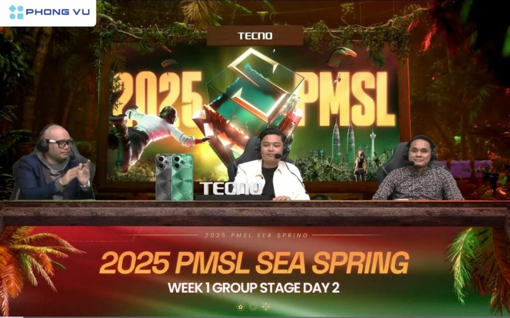 PMSL SEA Spring 2025 được phát trực tiếp trên nhiều nền tảng mạng xã hội