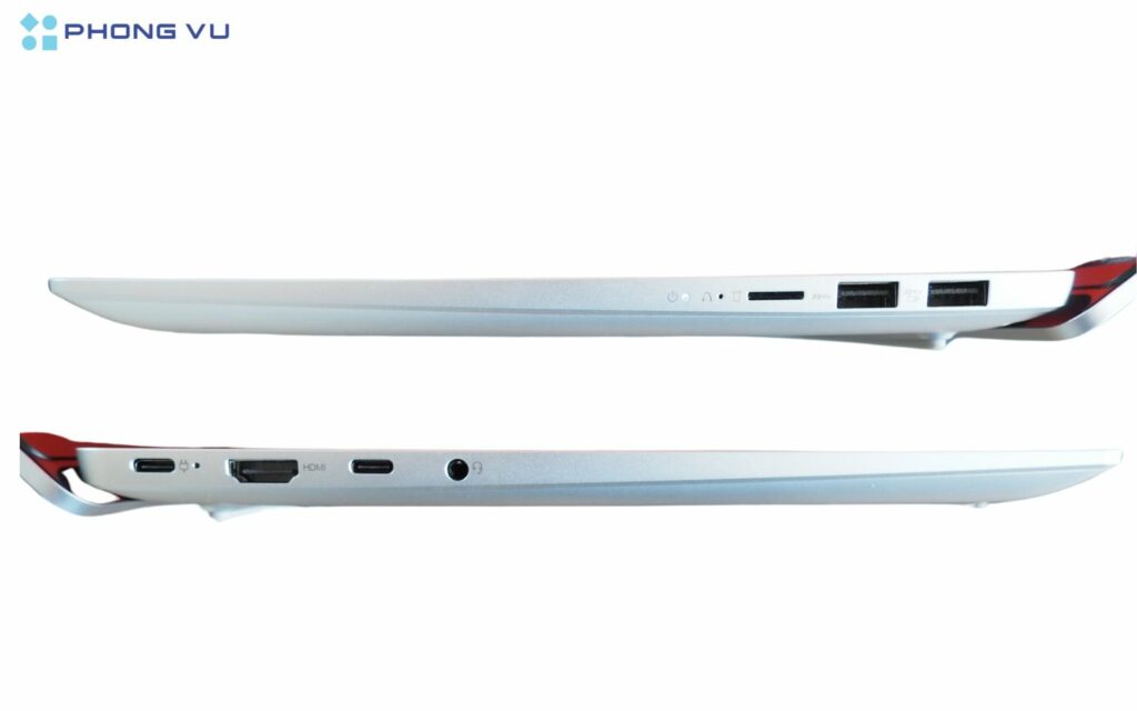 Cổng kết nối trang bị đa dạng nhưng thiếu Thunderbolt và HDMI còn hạn chế