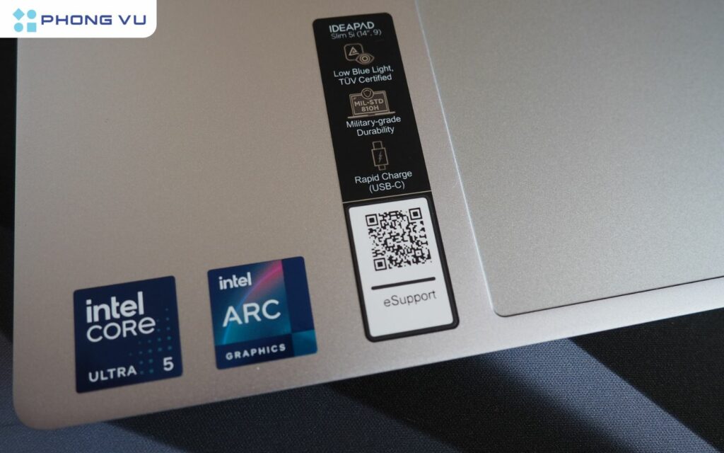 Lenovo IdeaPad Slim 5 14IMH9 được trang bị bộ vi xử lý Intel Core Ultra 5 125H, một con chip thuộc dòng Core Ultra