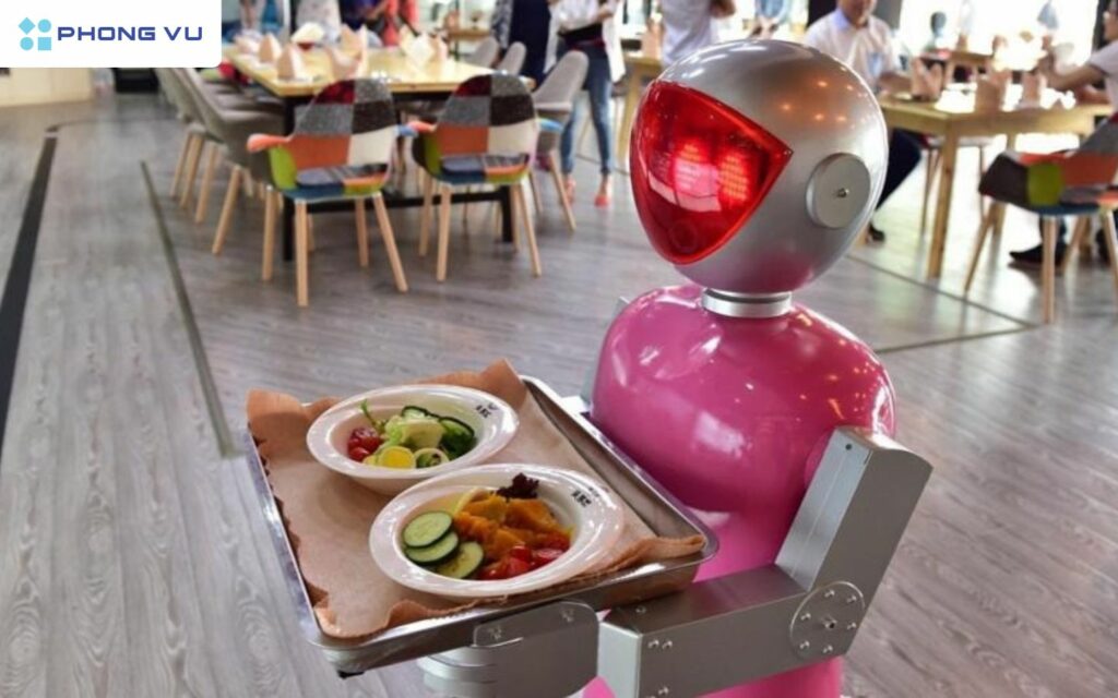 Robot giúp thời gian phục vụ khách hàng cải thiện, nhanh chóng hơn