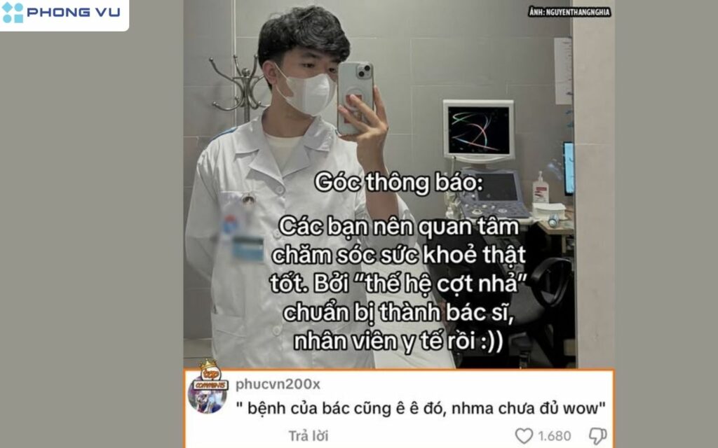 Hình ảnh hài hước về thế hệ cợt nhả
