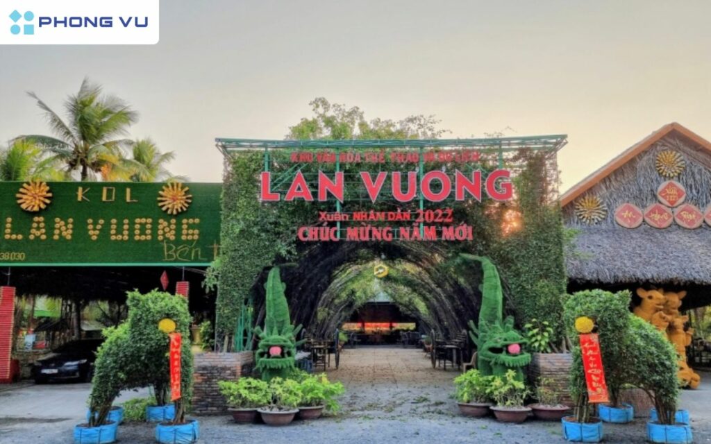 Khu Du Lịch Lan Vương trải nghiệm miền Tây sông nước gần thành phố với các hoạt động dân dã và ẩm thực đặc trưng