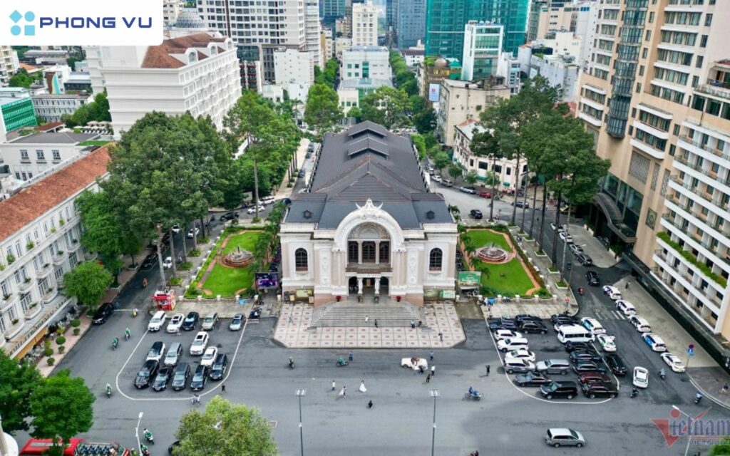 Nhà Hát Lớn Thành Phố kiến trúc Pháp cổ, diễn ra các chương trình nghệ thuật đẳng cấp