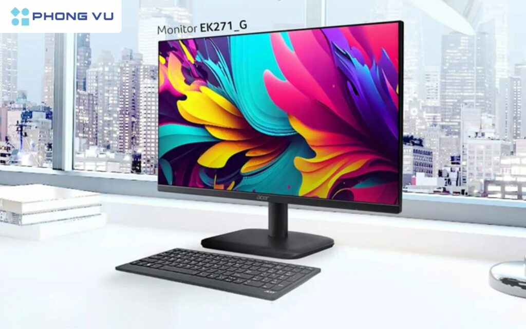 ACER EK271 G 27 inch mang đến trải nghiệm gaming, văn phòng mượt