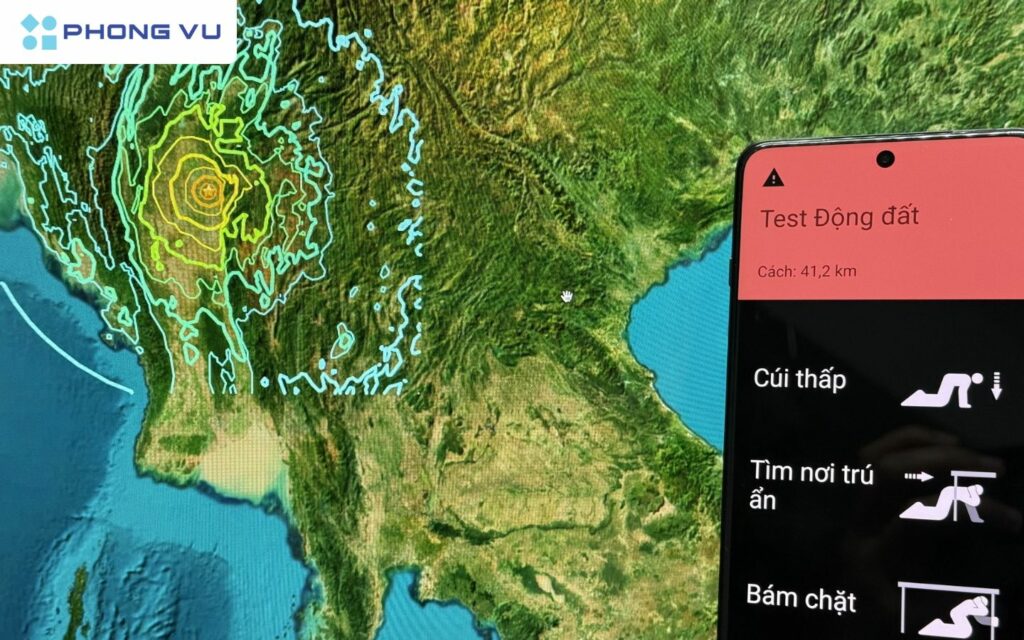 Hệ thống cảnh báo sớm động đất trên Android